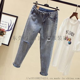 低價牛仔褲清便宜韓版牛仔褲處理幾元女裝褲子 ,東莞市虎門韓創服裝店